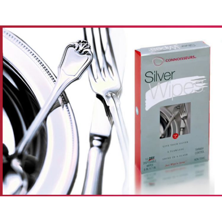 Connoisseur clearance silver wipes